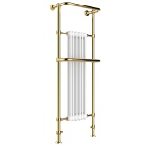 JTP Grosvenor Polished Gold 1500mm x 574mm Traditional Towel Radiator Cut Out